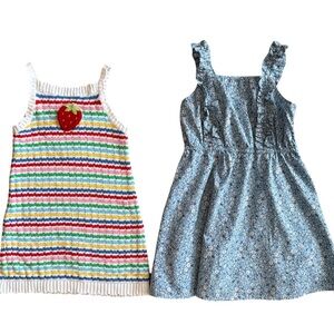 Old Navy and J.Crew Crewcuts Dresses - 4T